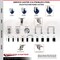 Service Caster 5 Inch 316SS Solid Poly Swivel 1-1/8 Inch Expanding Stem Caster Lock Brake SCC SCC-SS316TTLEX20S514-SPUS-118 - alternate 4